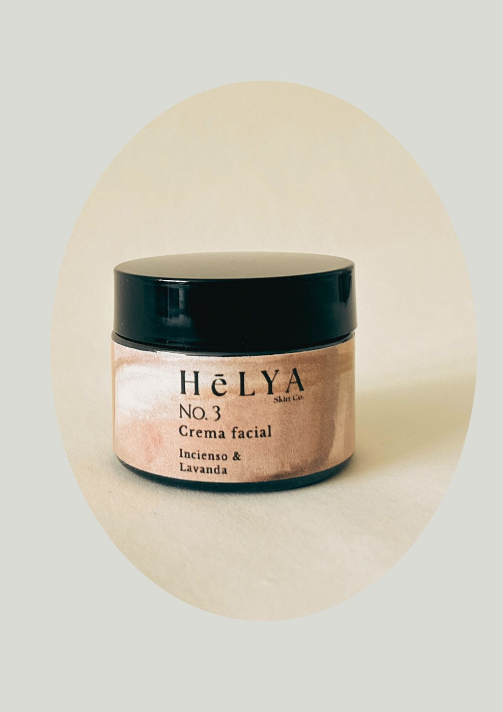 Crema facial de incienso y lavanda